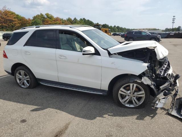 4JGDA5HB7FA477699 - 2015 MERCEDES-BENZ ML 350 4MATIC WHITE photo 4