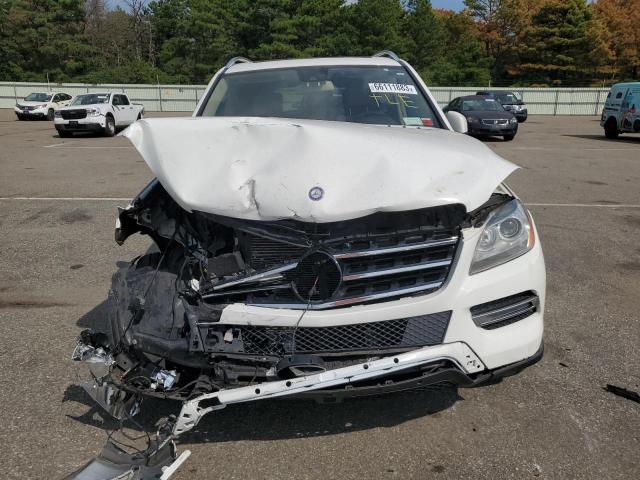 4JGDA5HB7FA477699 - 2015 MERCEDES-BENZ ML 350 4MATIC WHITE photo 5