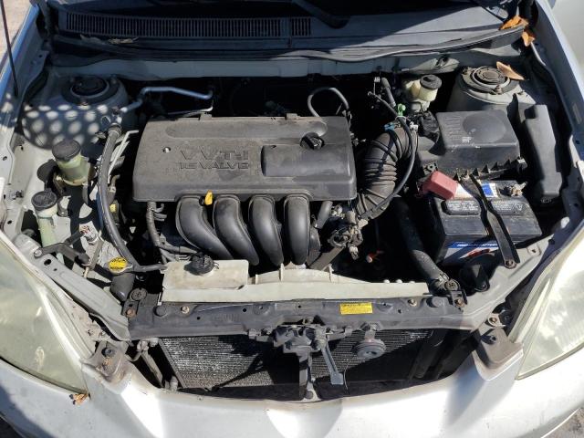 2T1KR32EX3C143086 - 2003 TOYOTA COROLLA MA XR SILVER photo 11