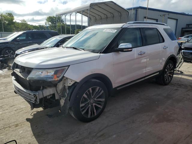 1FM5K8HT4GGA74564 - 2016 FORD EXPLORER PLATINUM WHITE photo 1