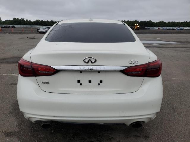 JN1EV7AR1JM440559 - 2018 INFINITI Q50 LUXE WHITE photo 6