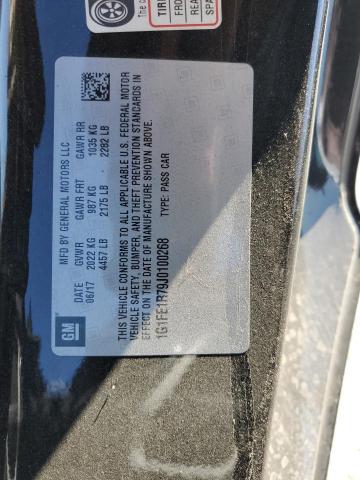 1G1FE1R79J0100268 - 2018 CHEVROLET CAMARO SS 黑色 照片 13