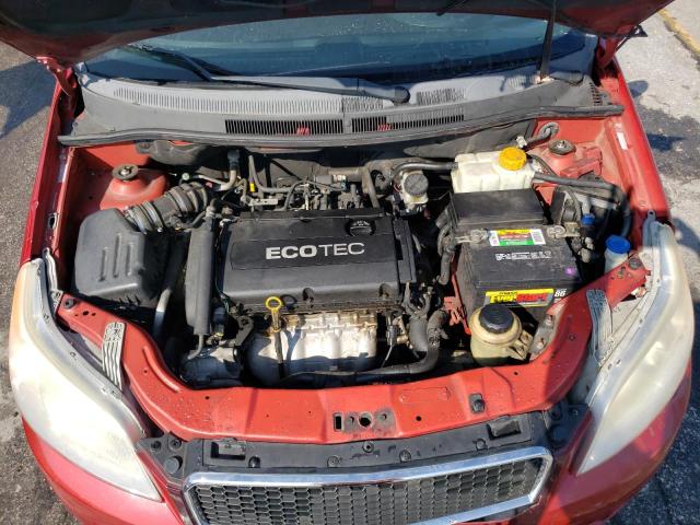 KL1TD6DE3BB127141 - 2011 CHEVROLET AVEO LS 勃艮第红 照片 11