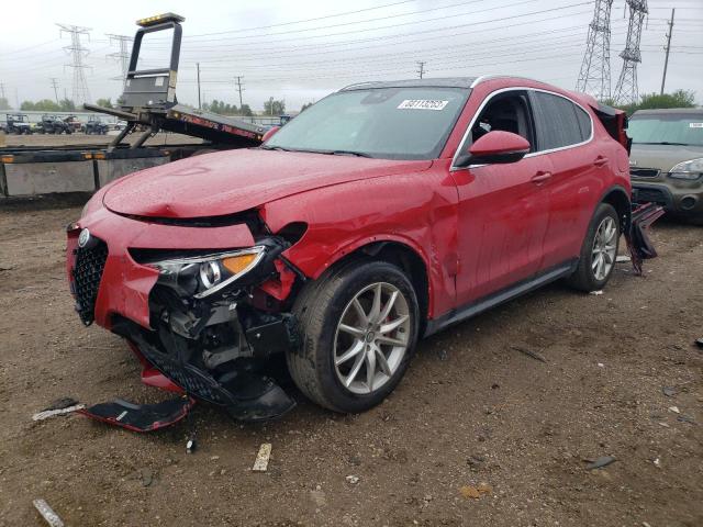 ZASFAKBN5J7B69555 - 2018 ALFA ROMEO STELVIO TI RED photo 1
