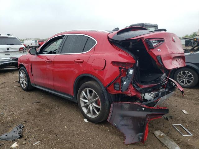 ZASFAKBN5J7B69555 - 2018 ALFA ROMEO STELVIO TI RED photo 2