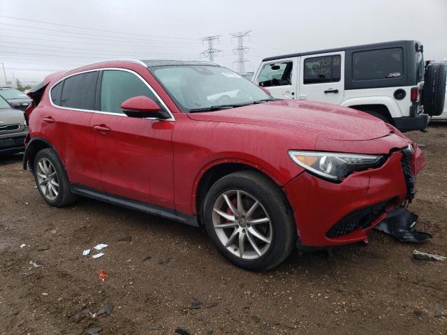 ZASFAKBN5J7B69555 - 2018 ALFA ROMEO STELVIO TI RED photo 4