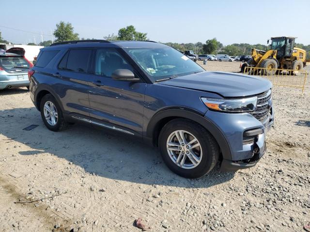 1FMSK8DHXMGA90834 - 2021 FORD EXPLORER XLT Azul foto 4