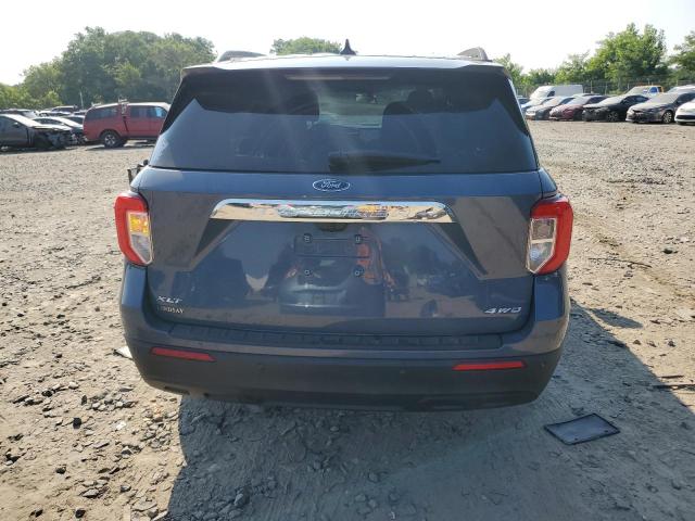 1FMSK8DHXMGA90834 - 2021 FORD EXPLORER XLT Azul foto 6