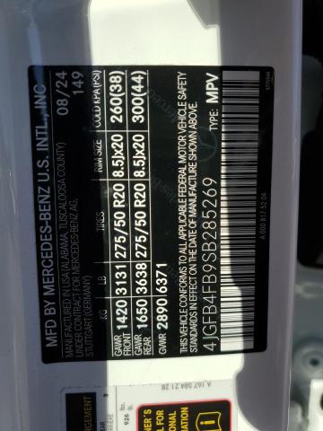 4JGFB4FB9SB285269 - 2025 MERCEDES-BENZ GLE 350 4MATIC WHITE photo 14