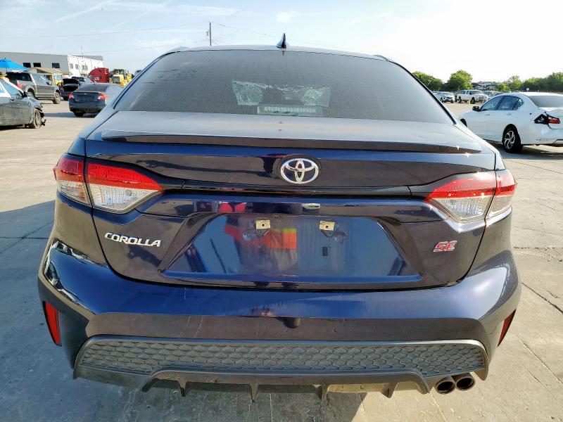 5YFP4MCE9NP122757 - 2022 TOYOTA COROLLA SE BLUE photo 6