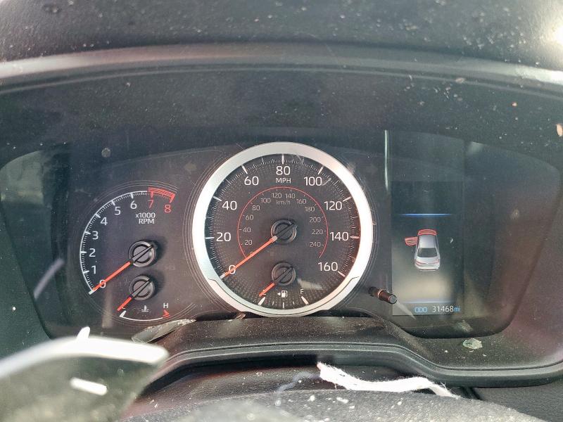 5YFP4MCE9NP122757 - 2022 TOYOTA COROLLA SE BLUE photo 9