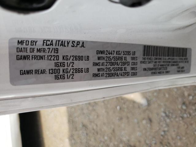 ZFBHRFBB7L6P22578 - 2020 RAM PROMASTER SLT WHITE photo 13