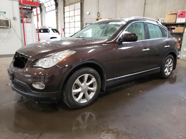 JNKAJ09F18M358641 - 2008 INFINITI EX35 BASE BURGUNDY photo 1