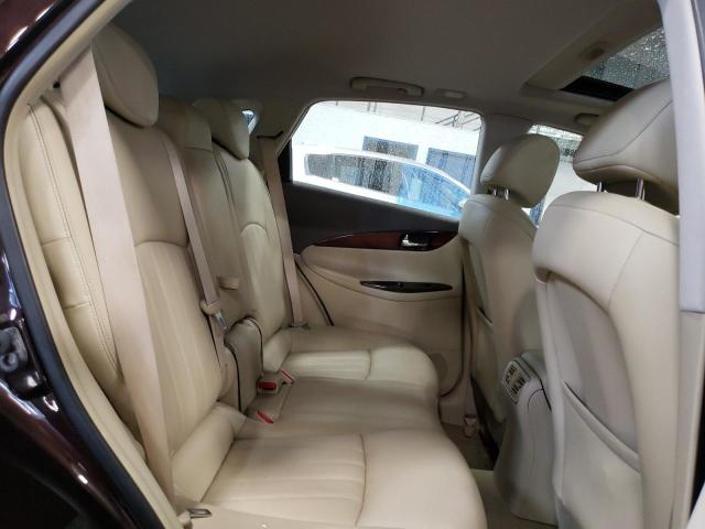 JNKAJ09F18M358641 - 2008 INFINITI EX35 BASE Բորդո լուսանկար 10