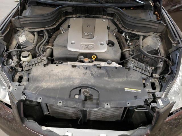 JNKAJ09F18M358641 - 2008 INFINITI EX35 BASE Բորդո լուսանկար 11