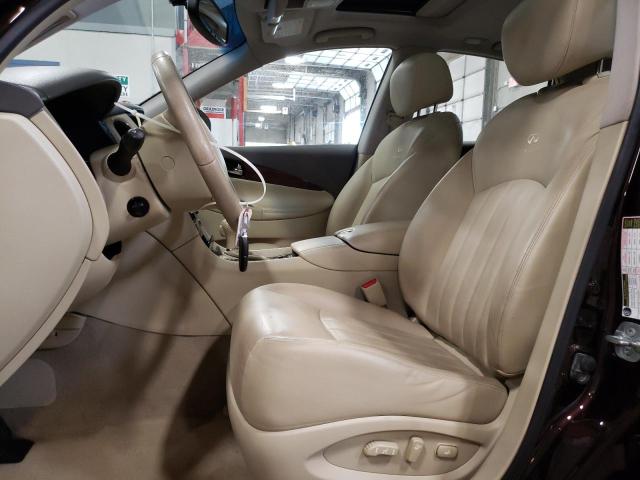 JNKAJ09F18M358641 - 2008 INFINITI EX35 BASE Բորդո լուսանկար 7