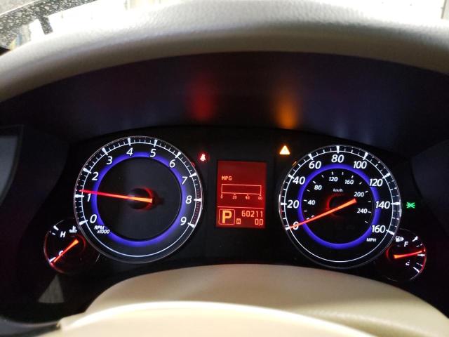 JNKAJ09F18M358641 - 2008 INFINITI EX35 BASE Բորդո լուսանկար 9