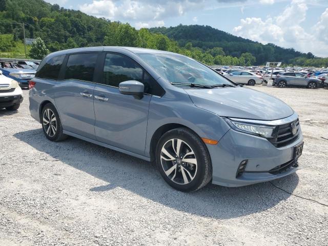 5FNRL6H82PB032200 - 2023 HONDA ODYSSEY TOURING BLUE photo 4