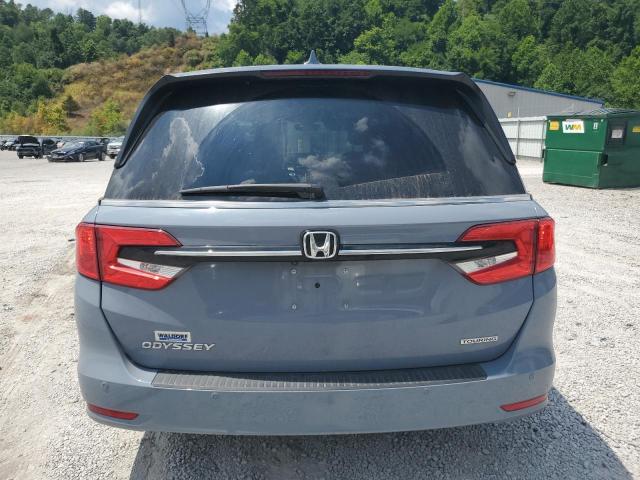 5FNRL6H82PB032200 - 2023 HONDA ODYSSEY TOURING BLUE photo 6