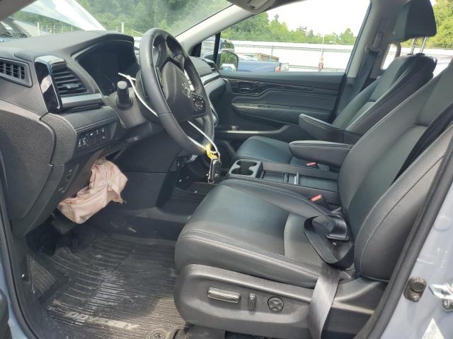 5FNRL6H82PB032200 - 2023 HONDA ODYSSEY TOURING BLUE photo 7