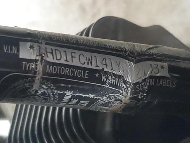 1HD1FCW141Y612143 - 2001 HARLEY-DAVIDSON FLHTCUI BLACK photo 9