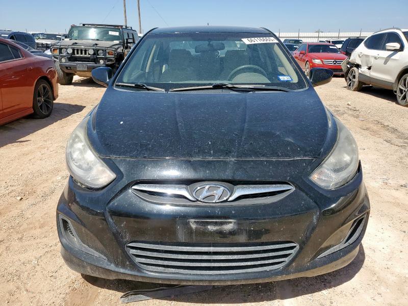 KMHCT4AE1DU561744 - 2013 HYUNDAI ACCENT GLS BLACK photo 5