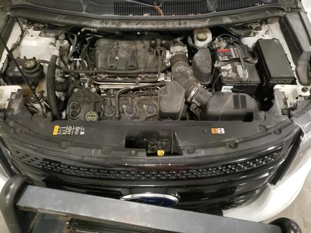 1FM5K8ARXFGC68187 - 2015 FORD EXPLORER POLICE INTERCEPTOR WHITE photo 12