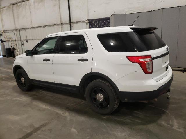 1FM5K8ARXFGC68187 - 2015 FORD EXPLORER POLICE INTERCEPTOR WHITE photo 2