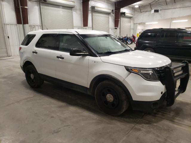 1FM5K8ARXFGC68187 - 2015 FORD EXPLORER POLICE INTERCEPTOR WHITE photo 4