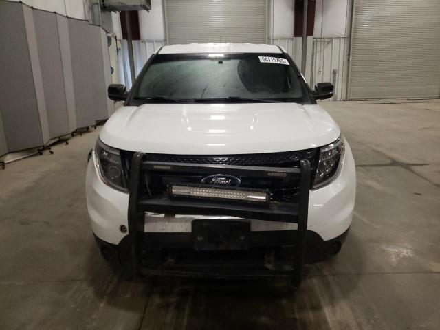 1FM5K8ARXFGC68187 - 2015 FORD EXPLORER POLICE INTERCEPTOR WHITE photo 5