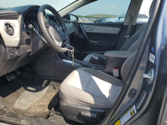 2T1BURHE2KC167342 - 2019 TOYOTA COROLLA L GRAY photo 7