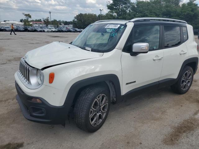 ZACCJBDT0FPB57917 - 2015 JEEP RENEGADE LIMITED WHITE photo 1