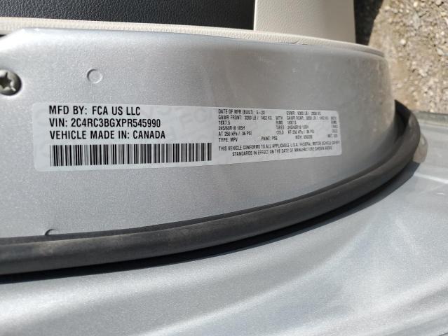2C4RC3BGXPR545990 - 2023 CHRYSLER PACIFICA TOURING L SILVER photo 13