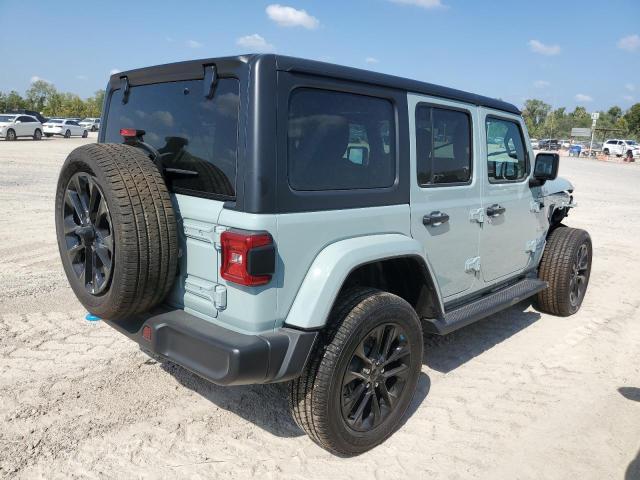 1C4JJXP63PW606159 - 2023 JEEP WRANGLER SAHARA 4XE BLUE photo 3