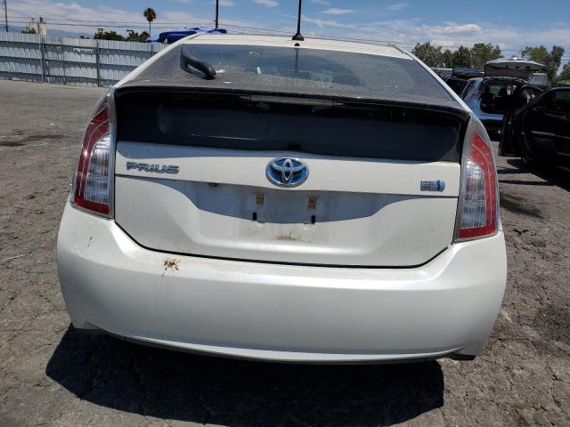 JTDKN3DU8F1913973 - 2015 TOYOTA PRIUS WHITE photo 6