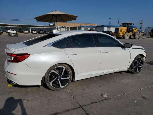 1HGCV1F32KA134061 - 2019 HONDA ACCORD SPORT WHITE photo 3