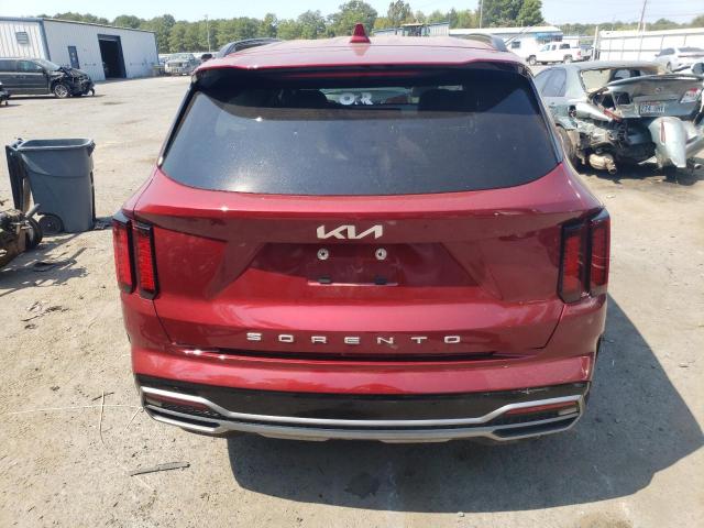 5XYRL4LC1NG144590 - 2022 KIA SORENTO S RED photo 6