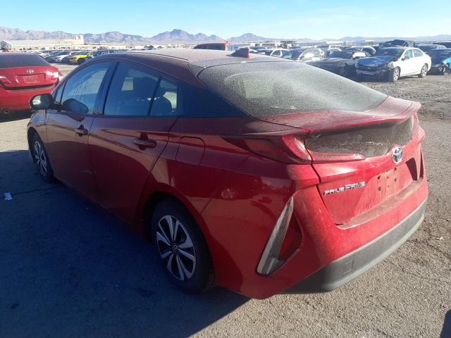 JTDKARFP0H3053967 - 2017 TOYOTA PRIUS PRIM 红色 照片 3