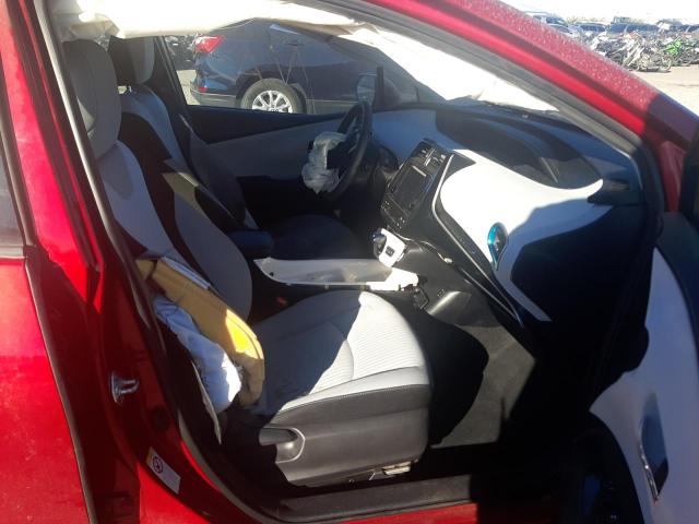 JTDKARFP0H3053967 - 2017 TOYOTA PRIUS PRIM 红色 照片 5