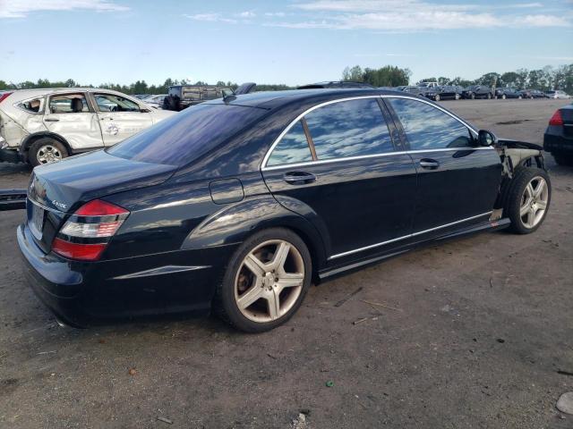 WDDNG86X57A104658 - 2007 MERCEDES-BENZ S550 550 4MATIC BLACK photo 3