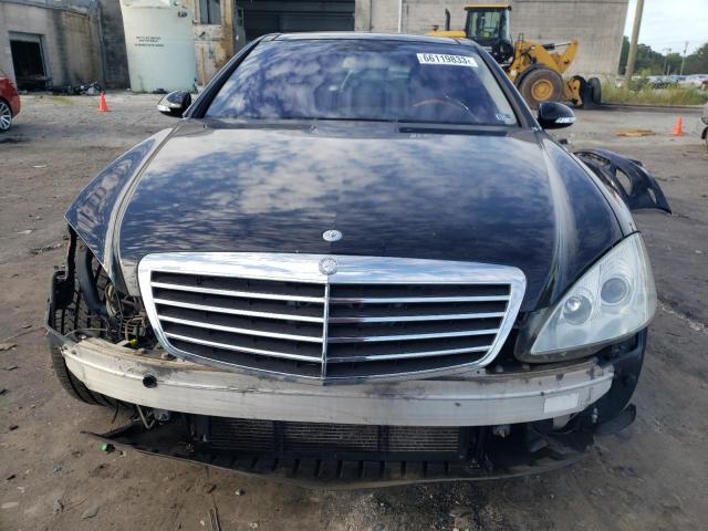 WDDNG86X57A104658 - 2007 MERCEDES-BENZ S550 550 4MATIC BLACK photo 5