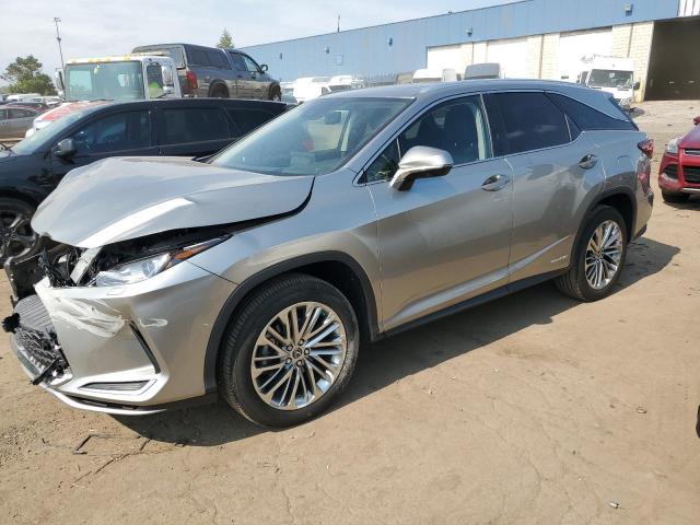 JTJJGKFA0M2017979 - 2021 LEXUS RX 450H L LUXURY GRAY photo 1