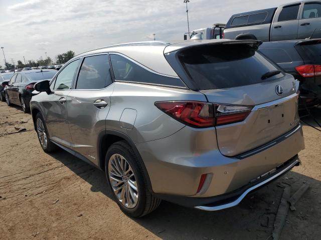 JTJJGKFA0M2017979 - 2021 LEXUS RX 450H L LUXURY GRAY photo 2