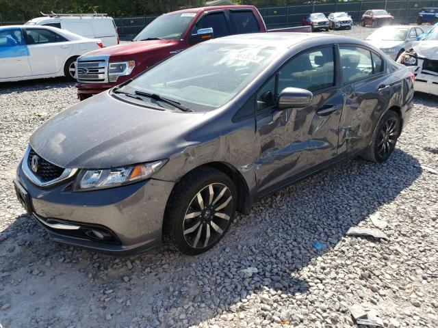 19XFB2F97FE058001 - 2015 HONDA CIVIC EXL GRAY photo 1