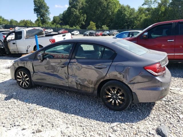 19XFB2F97FE058001 - 2015 HONDA CIVIC EXL GRAY photo 2