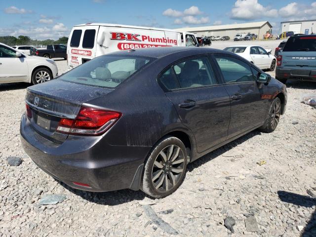 19XFB2F97FE058001 - 2015 HONDA CIVIC EXL GRAY photo 3