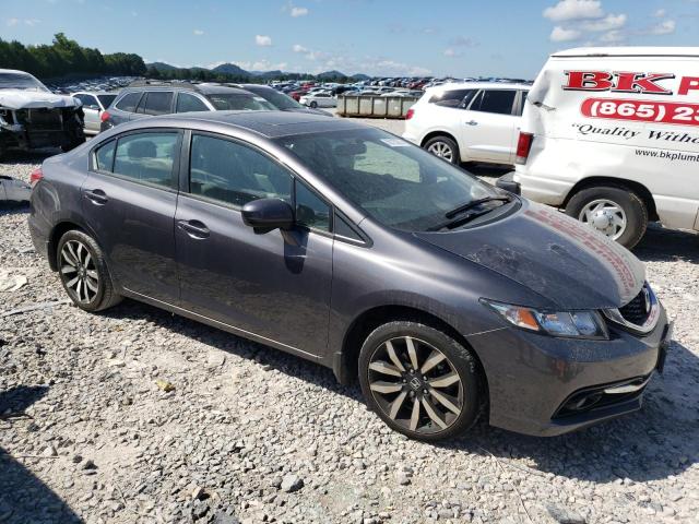 19XFB2F97FE058001 - 2015 HONDA CIVIC EXL GRAY photo 4