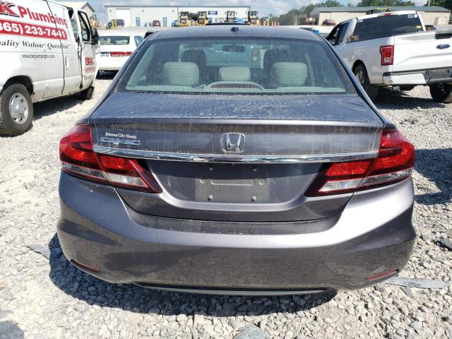 19XFB2F97FE058001 - 2015 HONDA CIVIC EXL GRAY photo 6