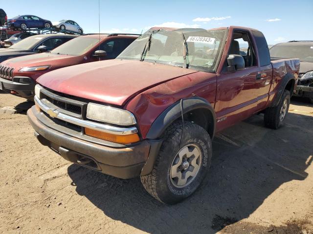 1GCCT19W9Y8248407 - 2000 CHEVROLET S TRUCK S10 RED photo 1