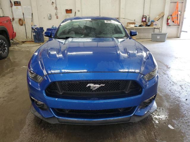 1FA6P8CF7H5214315 - 2017 FORD MUSTANG GT BLUE photo 5